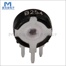 西班牙精密可调电位器PT10 B254 250K立式六角孔直径10mm H=2.5