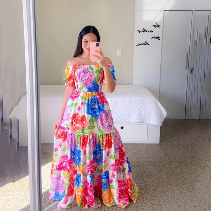 Women's Floral Summer Maxi Dress