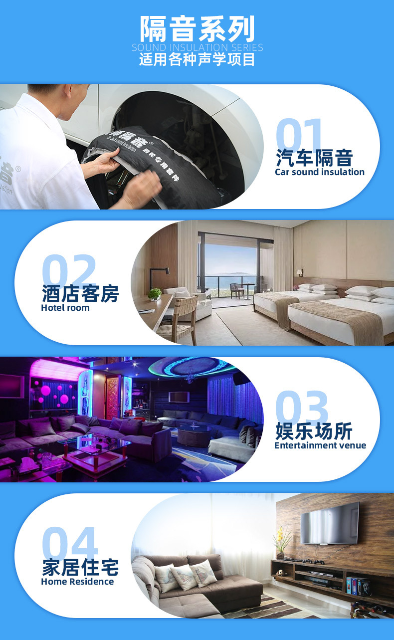 Rolled Aluminum Foil Butyl Rubber Shock-Absorbing Damping Soundproofing Mat Car Soundproofing Material Four-Door Chassis Noise Reduction