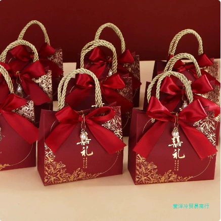 2025 свадебная коробка для конфет, новый подарок на свадьбу, свадебная сумка для конфет, подарочная коробка для конфет, коробка для конфет на помолвку