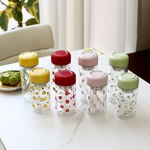 茶杯高颜值清新玻璃杯泡茶玻璃水杯迷你双层简约隔热便携可爱杯子