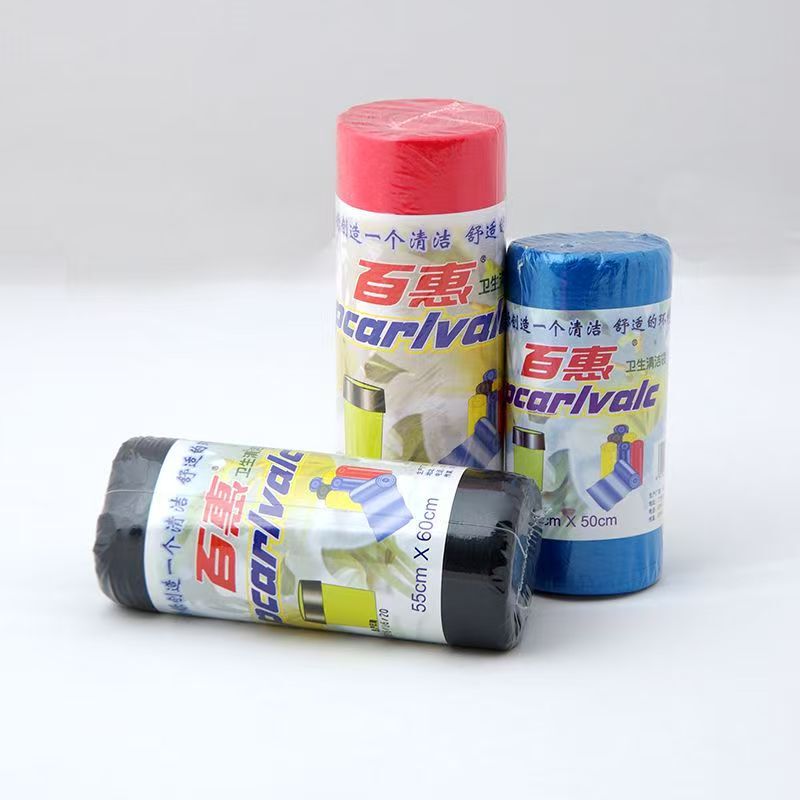 Baitei Solid Roll Environmentally Friendly Breakpoint Disposable Garbage Bags Thickeneded Large, Medium and Small Sizes 30 Pieces