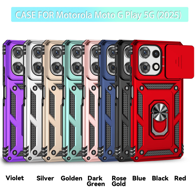 Cross-Border Applicable Motog2025 5g Sergeant Sliding Window Mobile Phone Case Motorola g Play2025 Anti-Fall Cover