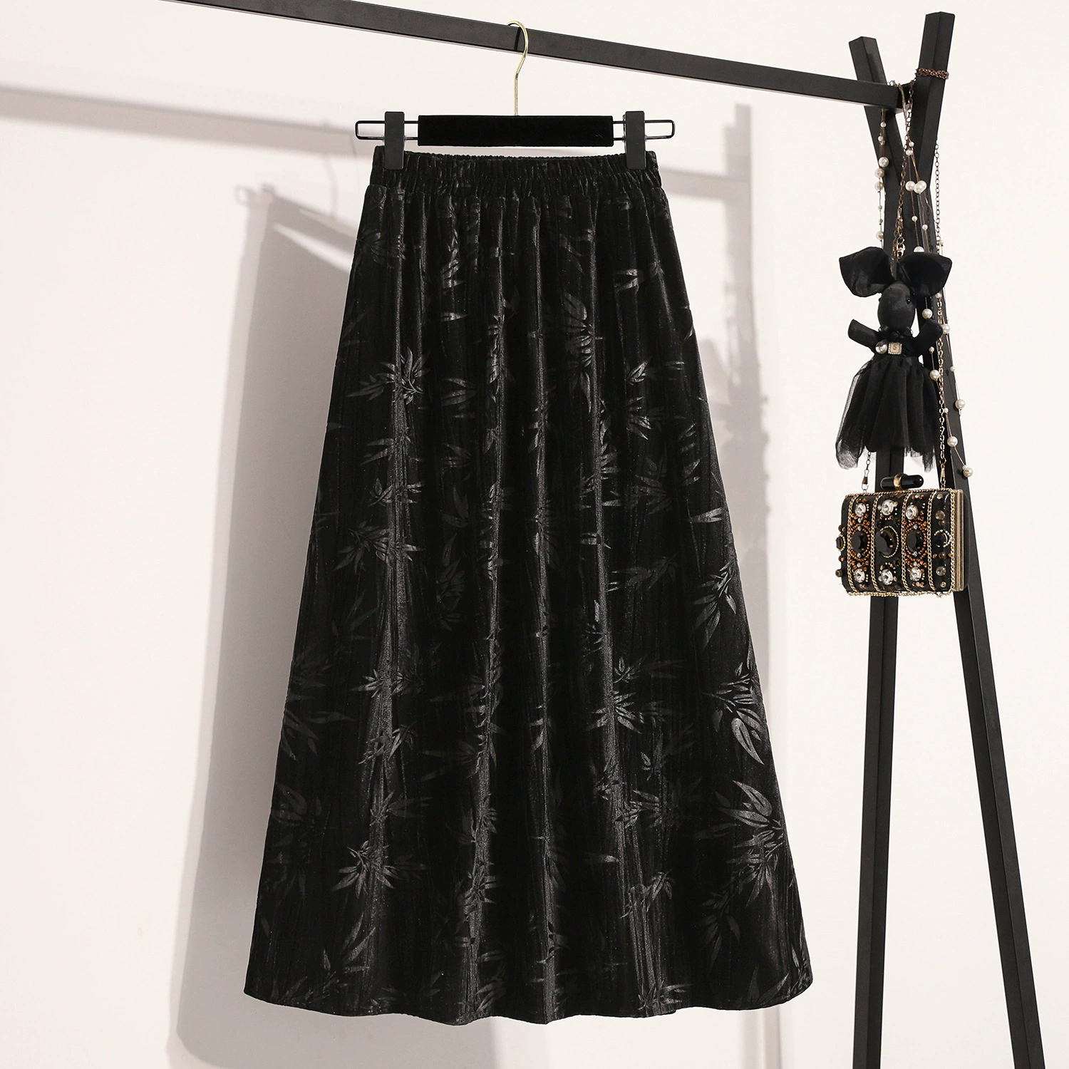 Осенняя и зимняя ретро-текстура чувствительного давления цветочного бамбука с рисунком