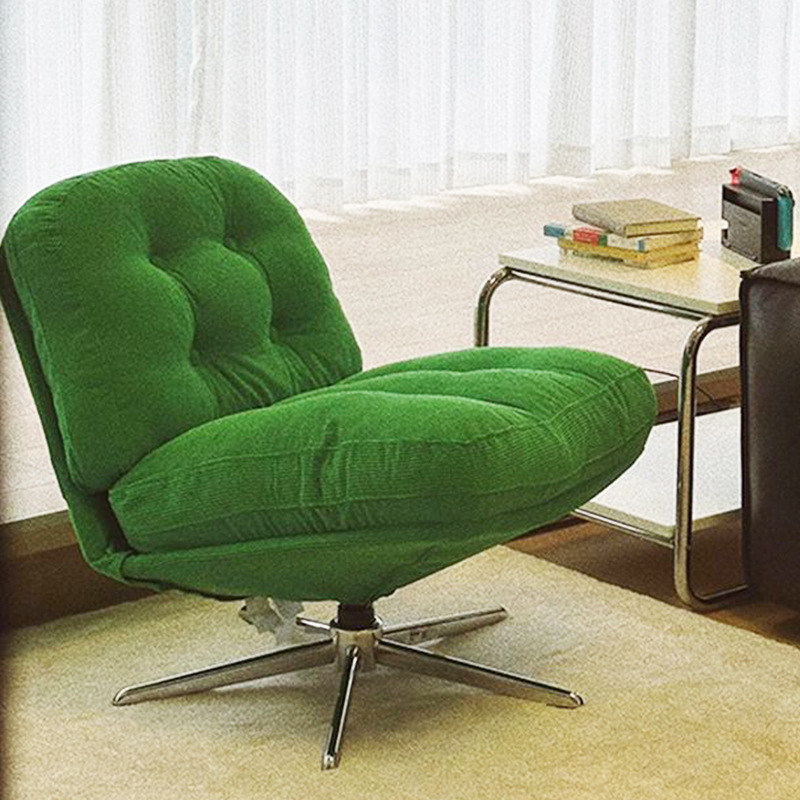 Dewey Linger Lazy Sofa Chair, Rotatable and Height-Adjustable, Balcony Living Room Single Sofa Chair, Internet Celebrity Single Sofa
