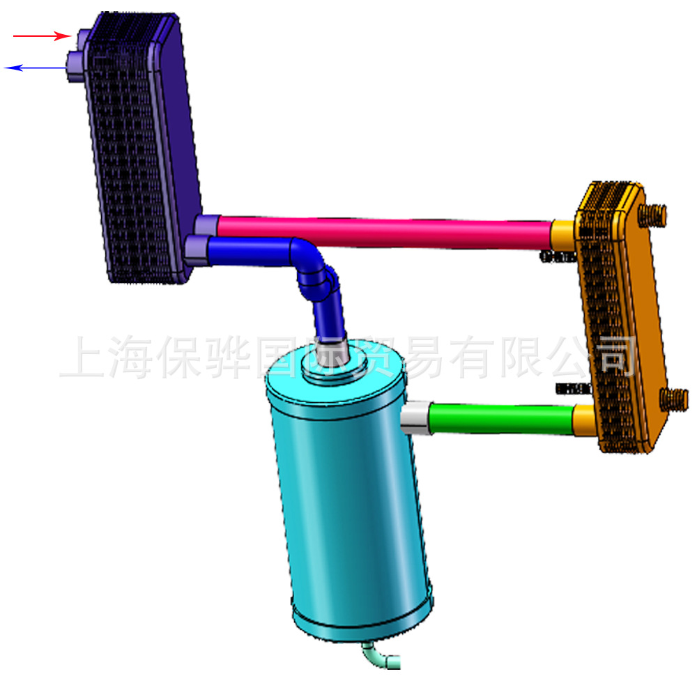 20Nm³/min不锈钢板式预冷器有30或45bar两个高压版本都兼容16bar