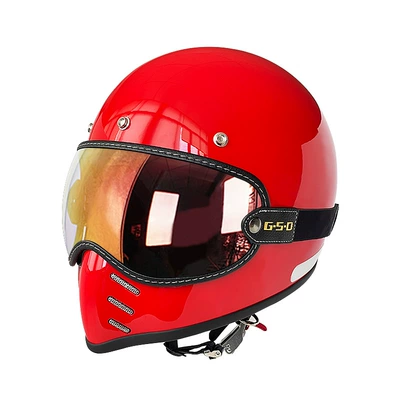 Motosiklet kaskı (dəbilqə) – Helmet Full-Face Electric Motorcycle Helmet for - ferrari-red-colored-mirror-m55-56