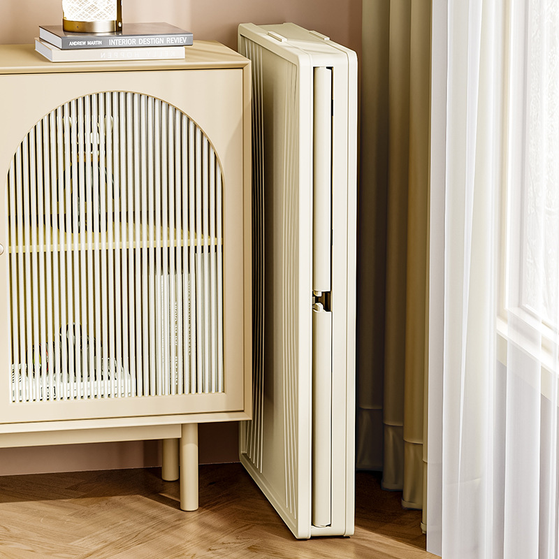 Gabinete de almacenamiento plegable sin instalación Armario de almacenamiento de ropa y refrigerios sin instalación Gabinete de almacenamiento de múltiples capas de plástico Dormitorio Sala de estar