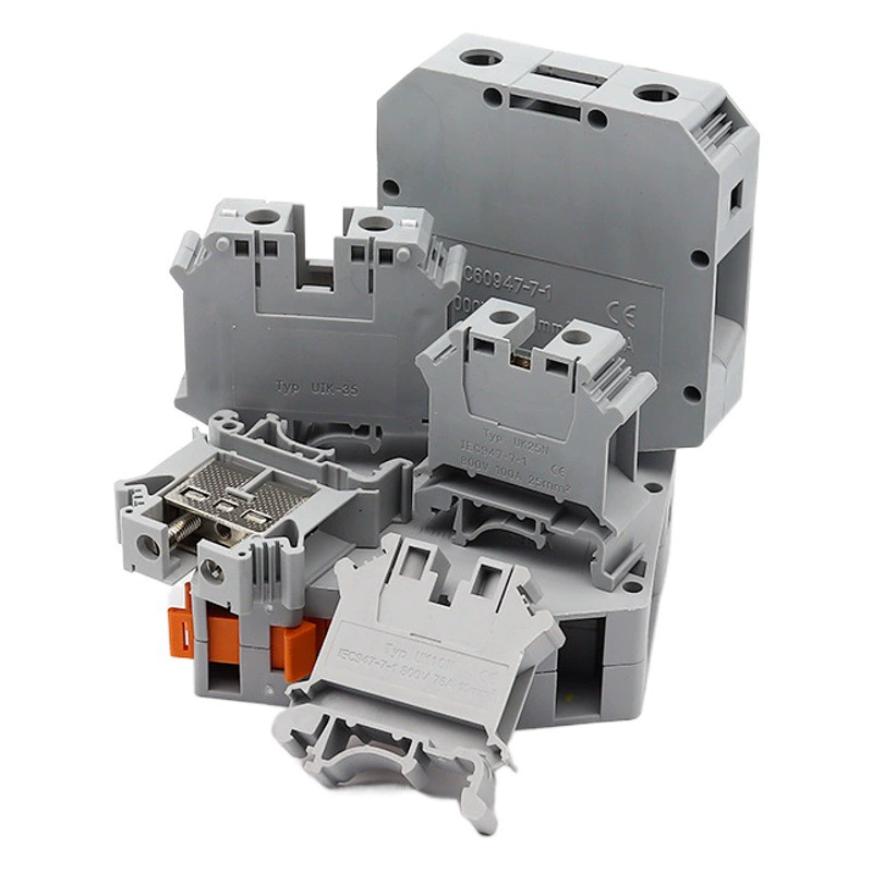 Великобритания Клеммная латунь 2.5B/3/5/6/10/16/25/35/50 квадратный рельс типа клеммный блок напряжения