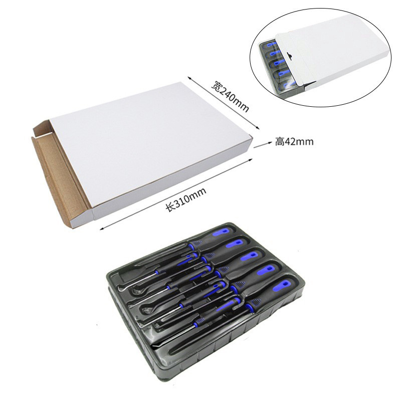 파란색과 검정색 9종 세트(블리스터 박스 + 흰색 종이박스)