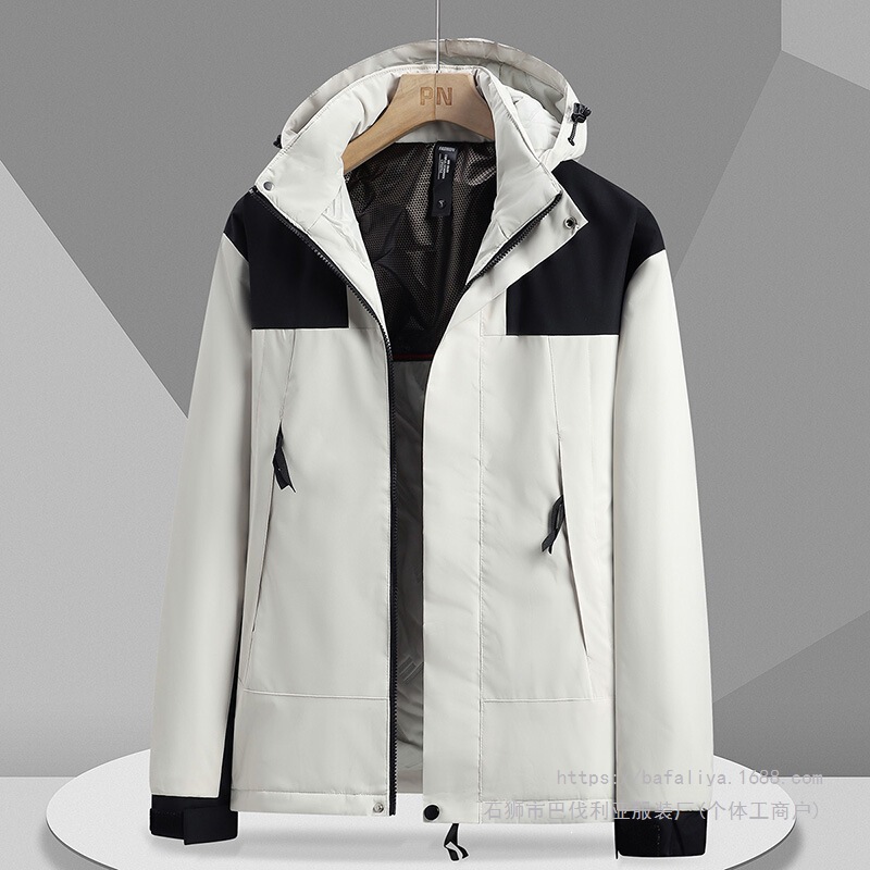 Outdoor winter jacket, graphene heated thermal coat, windproof and waterproof parka for men