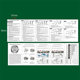 English Watch Manual, Single Folded and Multi-Folded Product Introduction, Quartz Watch, Multi-Function Watch, Mechanical Watch, Strap Removal Diagram