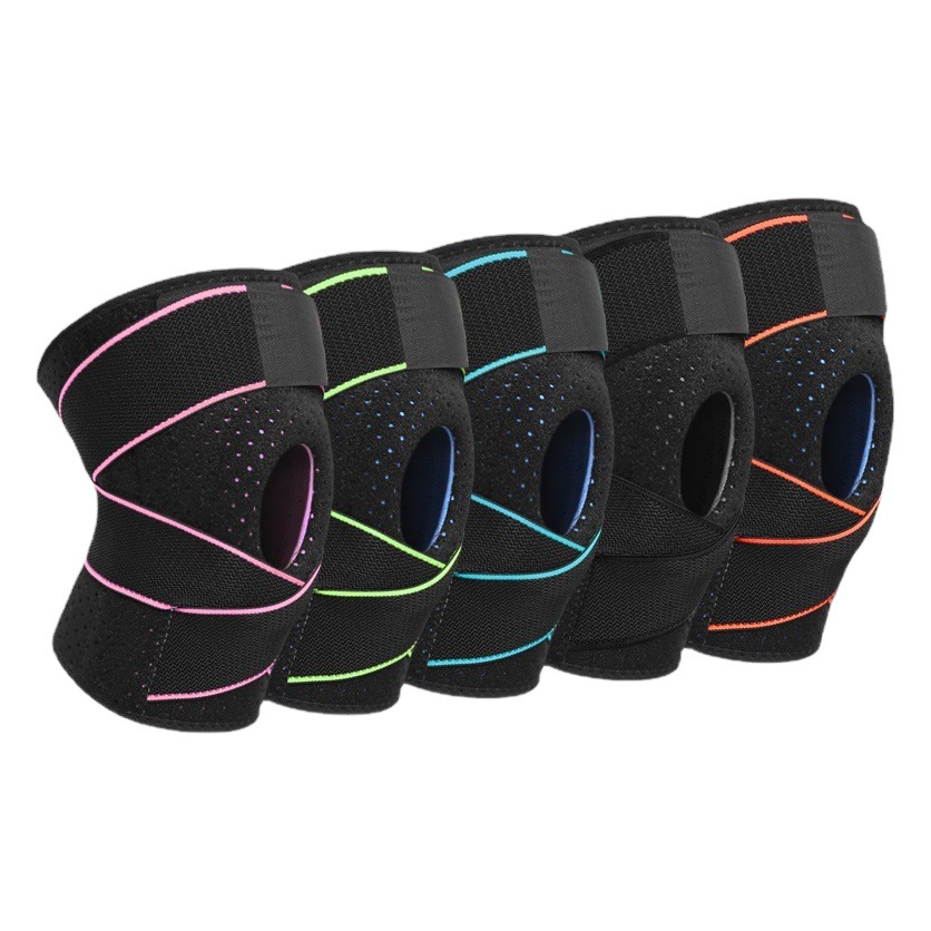 Correa deportiva de silicona presurizada rodillera de sensación de frío corriendo baloncesto montañismo ciclismo bádminton rodillera fabricante en stock