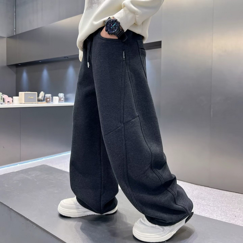 Boys' pants for autumn 2026, new children's casual pants, spring and autumn style, big boy's autumn and winter long pants, stylish sweatpants Boys' pants for autumn 2026, new children's casual pants, spring and autumn style, big boy's autumn and winter long pants, stylish sweatpants