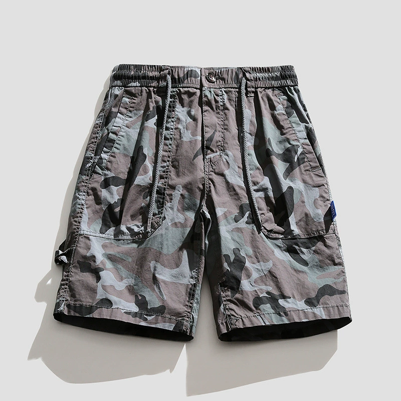 Travel camouflage sports tactics shorts, trousers, wholesale, loose straight fit