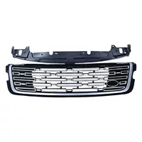 Применимо к 2024 Range Rover Star Pulse Mid-Net, старая модель, Модифицированная новая, средняя чистая, ярко-Черная решетка