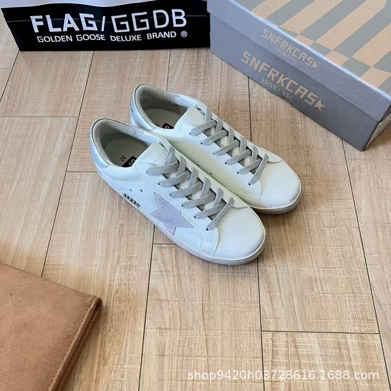 ggdb跨境批发男女同款星星脏脏鞋休闲平底板鞋做旧小白鞋潮流百搭|undefined