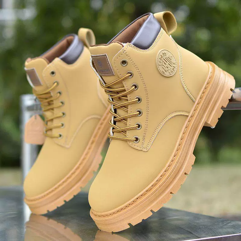 Martin сапоги мужские осенние и зимние новые кожаные сапоги из ревеня