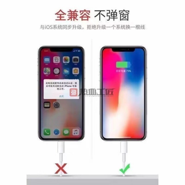 热血工匠【TZ62】传奇工匠 苹果编织线10W套装1.2米|undefined