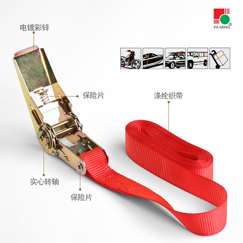汽车车顶行李架捆绑器摩托车运输拉紧器捆绑无钩刹车紧绳器