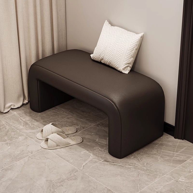 换鞋凳卧室沙发床尾凳试衣间软包长条凳子家用门口入户玄关穿鞋凳