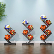 儿童篮球足球收纳架筐摆放架家用球架置球架放球架球置物架展示架