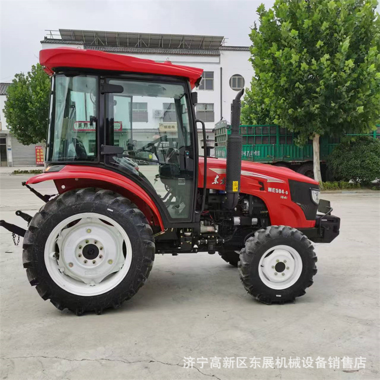 50马力农用四轮拖拉机 东方红旋耕犁地机 液压转向助力四驱拖拉机