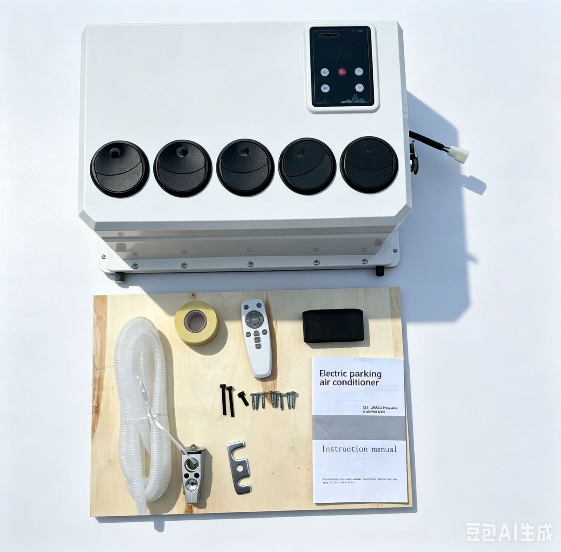 New Model 12V Split-Type Vehicle Air Conditioner Complete Set for Trucks, Rvs, Light Trucks, Dc 24V Electric Parking Air Conditioner with Cooling Function