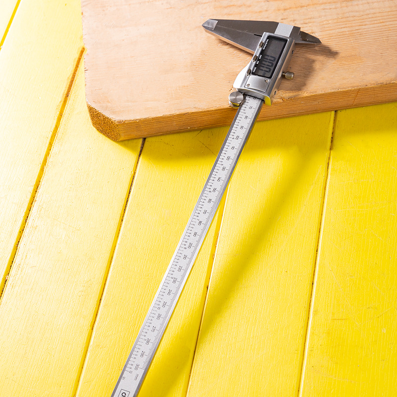 得力工具 0-300mm数显不锈钢高精度电子工业级数显卡尺 DL91300