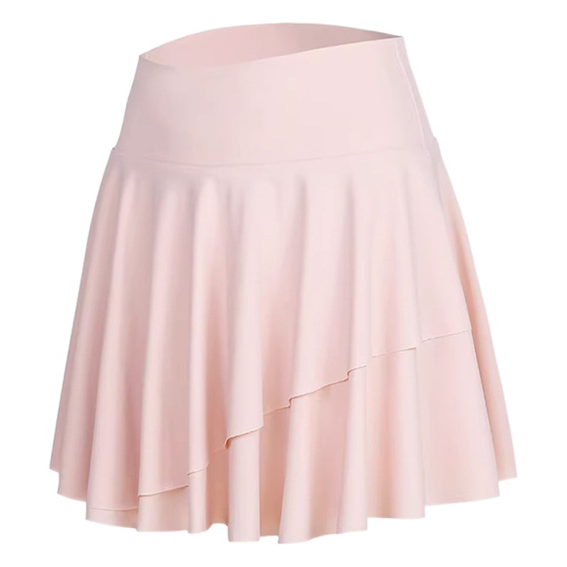 Falda de golf deportiva transfronteriza para mujer, falda deportiva de secado rápido, falda corta plisada de tenis de cintura alta, ropa de yoga