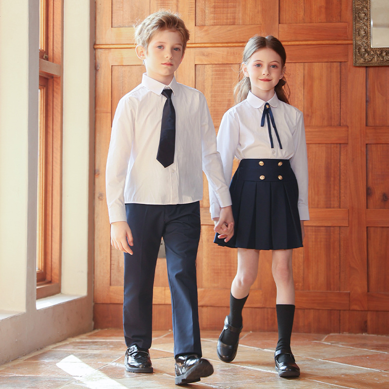 Children's Day Performance Costumes, Kindergarten Graduation Photo Class Uniforms, Choir Competition Performance Outfits, Academy-Style Elementary School Uniform Sets