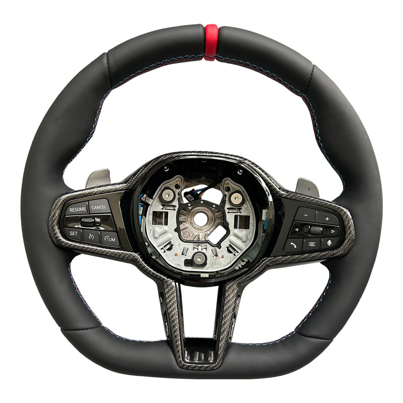 Suitable for BMW 24 steering wheel new 1234 series Z4 G20 G22 modified carbon fiber M4 steering wheel