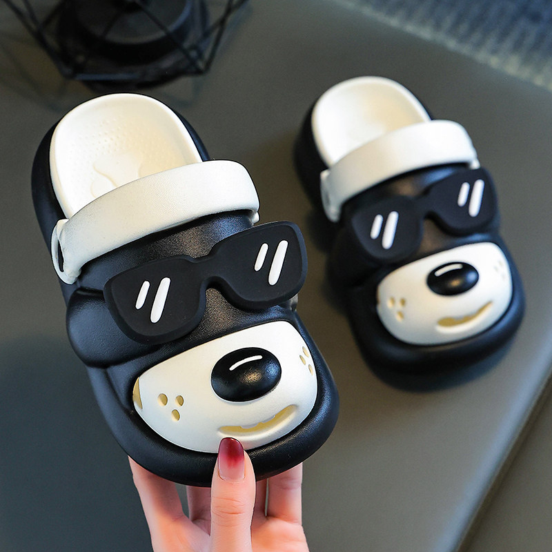 Children's Croc Shoes Summer Cute Cartoon Puppy Soft Sole Non-Slip Breathable Boys and Girls Home Outdoor Sandals Summer Children's Croc Shoes Summer Cute Cartoon Puppy Soft Sole Non-Slip Breathable Boys and Girls Home Outdoor Sandals Summer