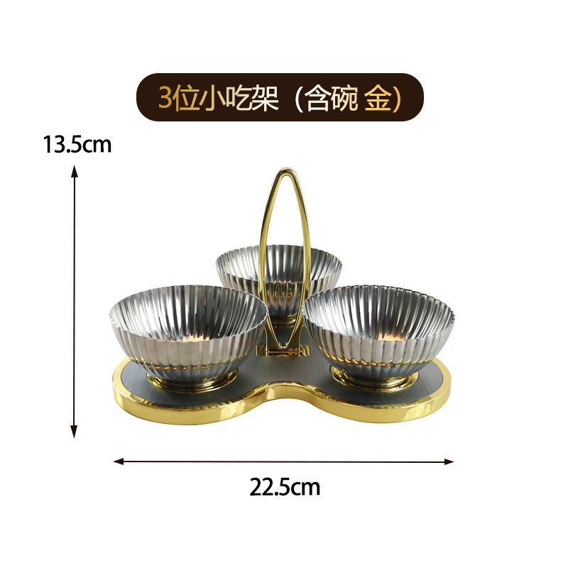 Cenizas doradas KTV suministros set de platos de frutas clube nocturno cenicero lujo ligero bar caja de toallas de fiesta de moda