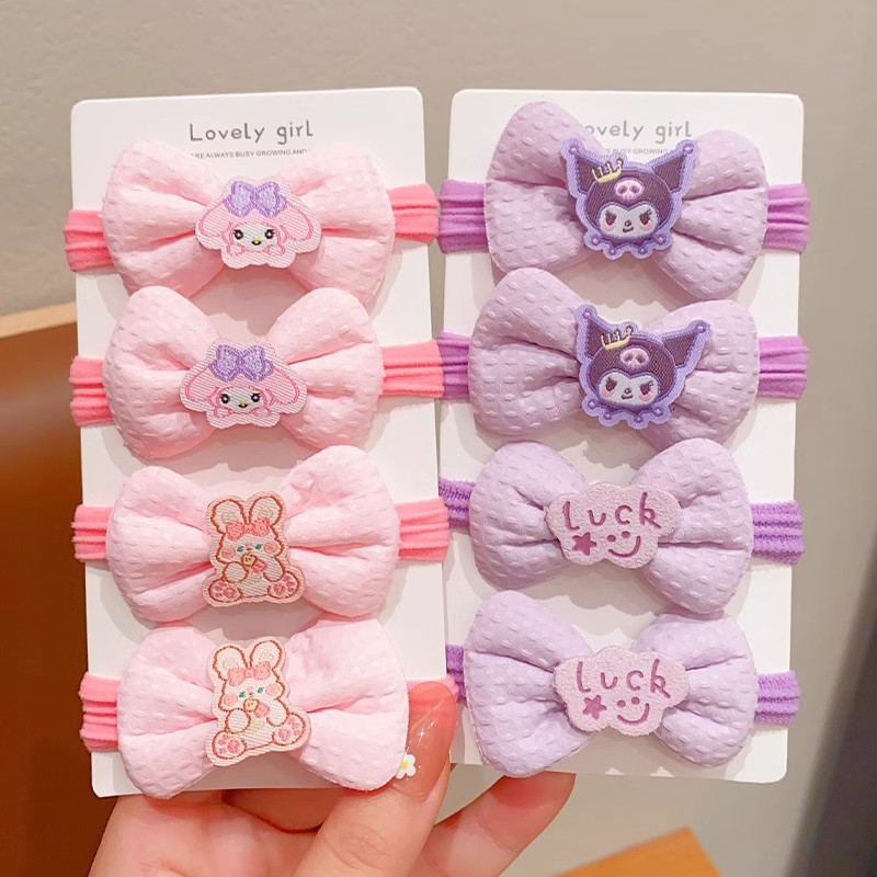 Cordón de cabello para niños niñas lindas cordón de cabello para bebés de alta elasticidad no lesionar banda de cabello para niñas adornamientos de cabello image 4