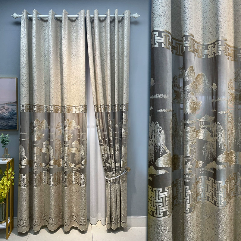 Бархатная ткань Sansui, коллекция 2023, китайский стиль