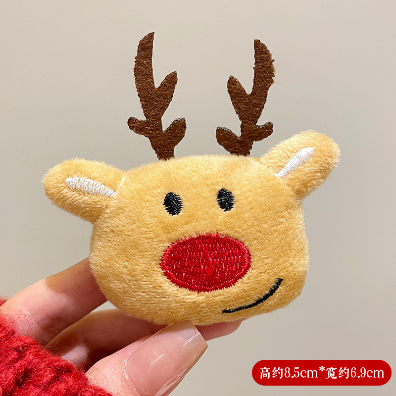 Broche de Navidad para mujeres regalos de alce pines para niños decoración de vacaciones pequeños regalos accesorios muñeco de nieve pequeños regalos image 19