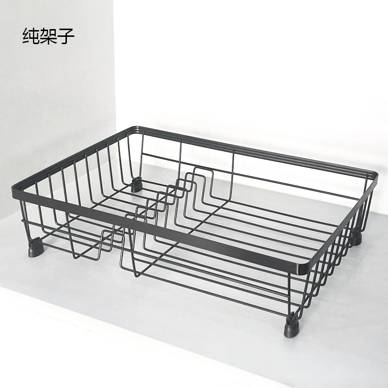Estante de drenaje de fregadero doméstico estrecho de cocina multifuncional estante de platos estilo japonés con bandeja de drenaje