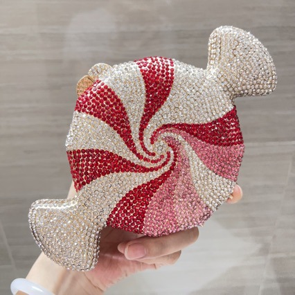 Crystal Clutch Bag Factory Wholesale Order Diamond Banquet Bag image 4