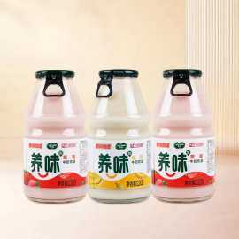 养味草莓味牛奶奶乳酸菌饮料果味饮品220g*15瓶整箱批发