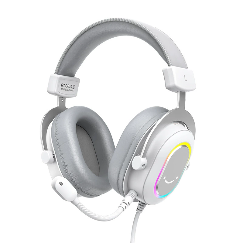 Гарнитура для игр с проводом Fifine H6, виртуальный 7.1 Surround, RGB-подсветка, проводная