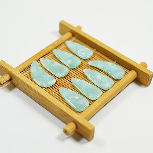 Wholesale colorful shell guzheng nails for professional performance and examination for adults and children double-sided arc guzheng nails