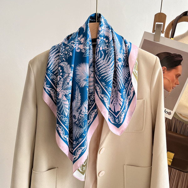 Retro double-sided summer scarf