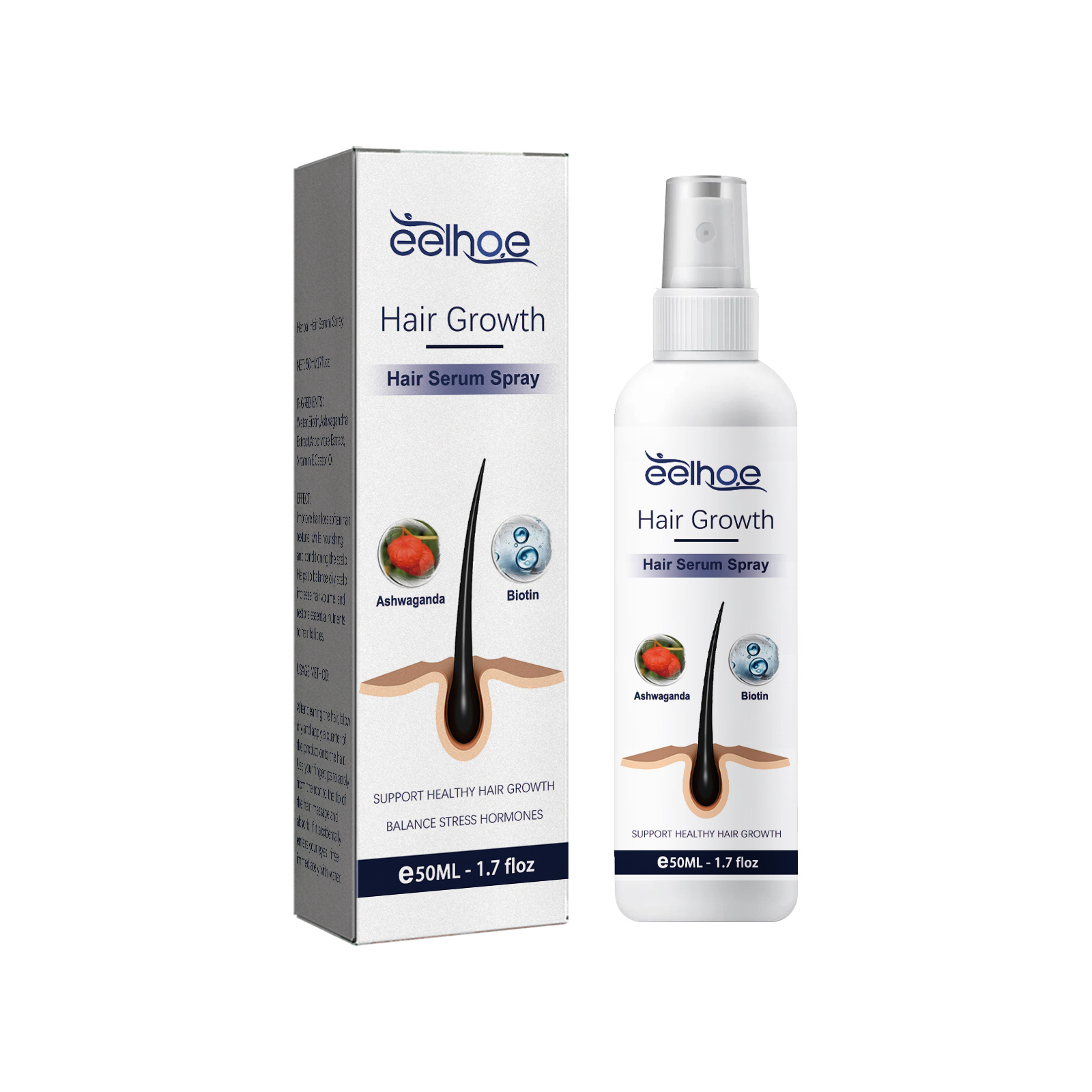Aceite esencial de cuidado de hierbas EELHOE para el cuidado, cabello fuerte y firme, prevención de la caída, reparación del cabello denso y_voghion.com