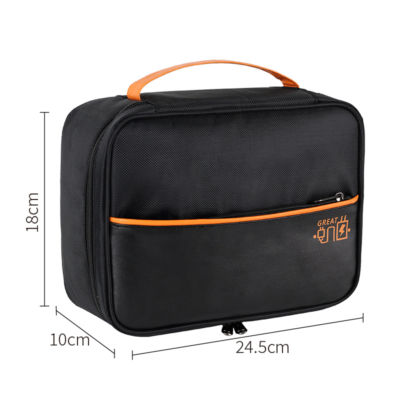 Bolsa organizadora digital 3C de gran capacidad para móvil power bank y cables ideal para viaje y cross border image 8