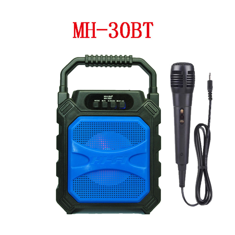 中性bluetooth携帯スピーカーusbマイク4インチスピーカー家庭用屋外広場の露店販売促進|undefined