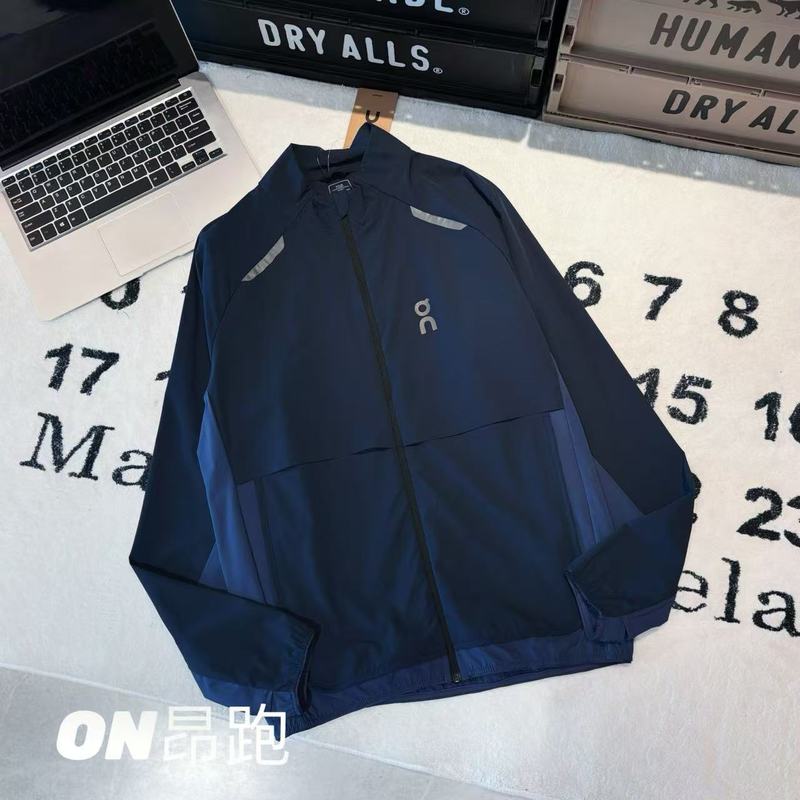 On昂跑25款男女夏季男款轻摆款马拉松跑步夹克外套立领防晒服|undefined