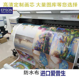 亚马逊热卖黑白装饰画北欧简约无框帆布画芯打印帆布画 厂家直销