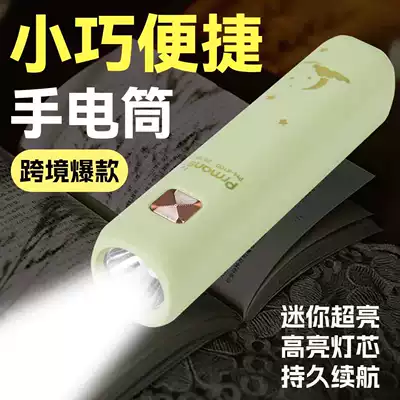 Flashlight Small Portable Rechargeable Long Battery Life Strong Light Bright Long Range Home Outdoor Flashlight Wholesale