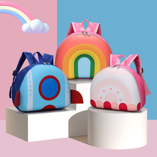 Children's Backpack 2025 New Korean Style Kindergarten School Bag 3-5 Years Old Boys and Girls Cute Baby Hard Shell Backpack